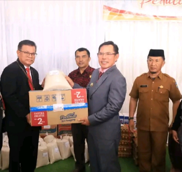 Wako Ahmadi Pimpin Upacara HUT 61 Bank Jambi Cabang Sungai Penuh.