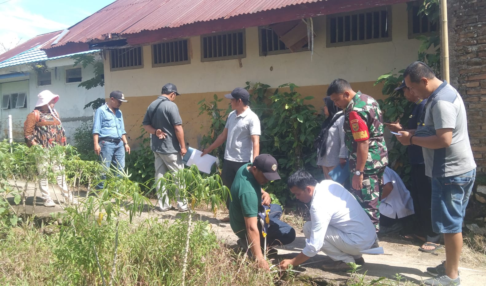 Pemdes Desa Nangai Tayau Mulai Survey Lokasi Bakal Pembangunan Fisik