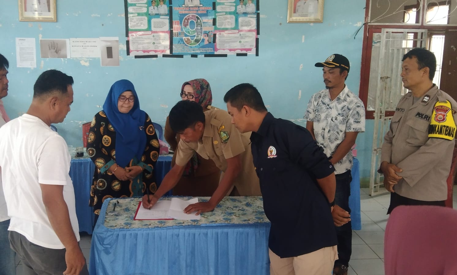 Pemdes Desa Nangai Amen Sertijab Pj. Kades yang Baru