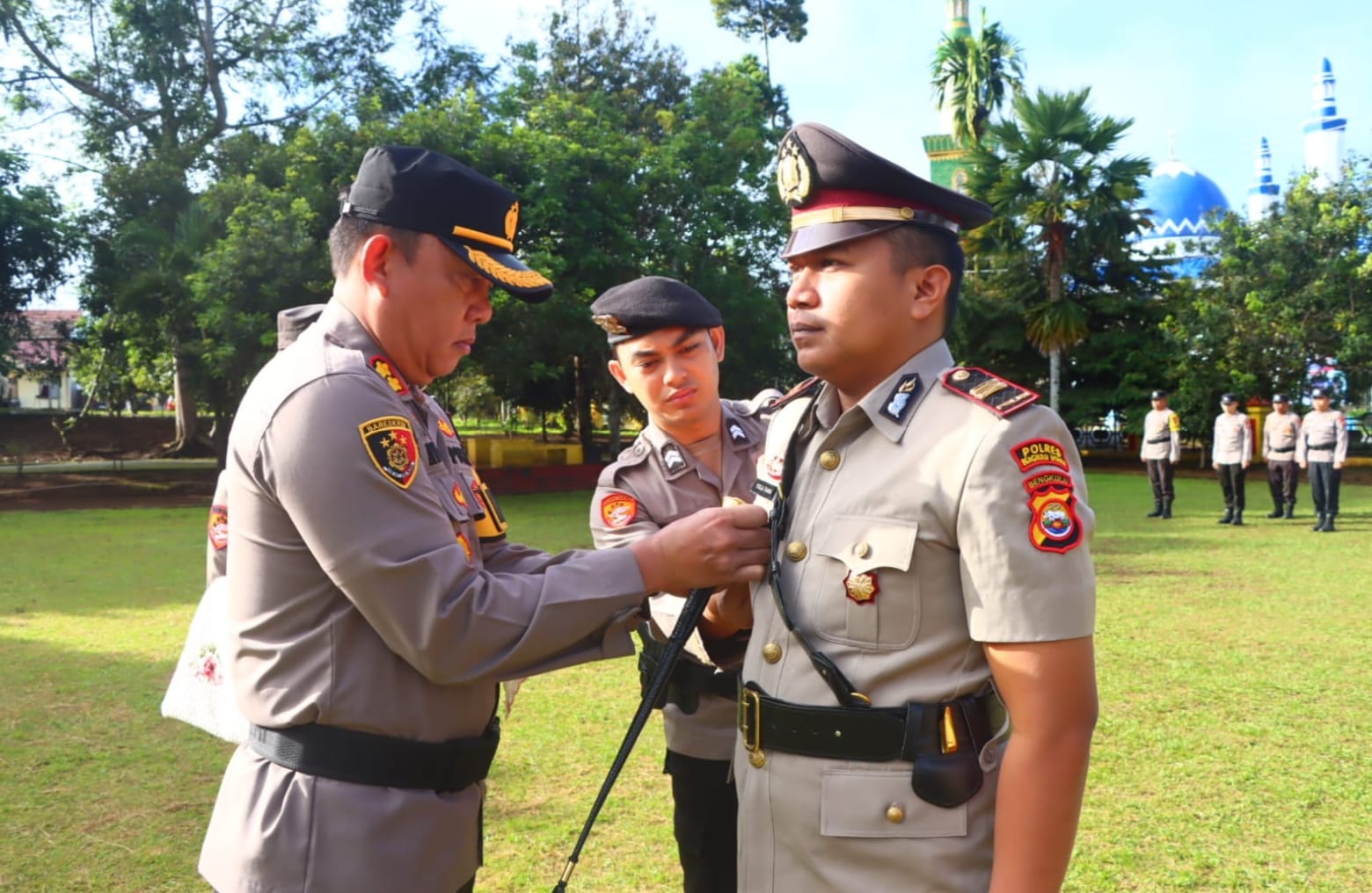 Perwira Pejabat Utama Polres Lebong Laksanakan Sertijab, Kasat Narkoba Berganti