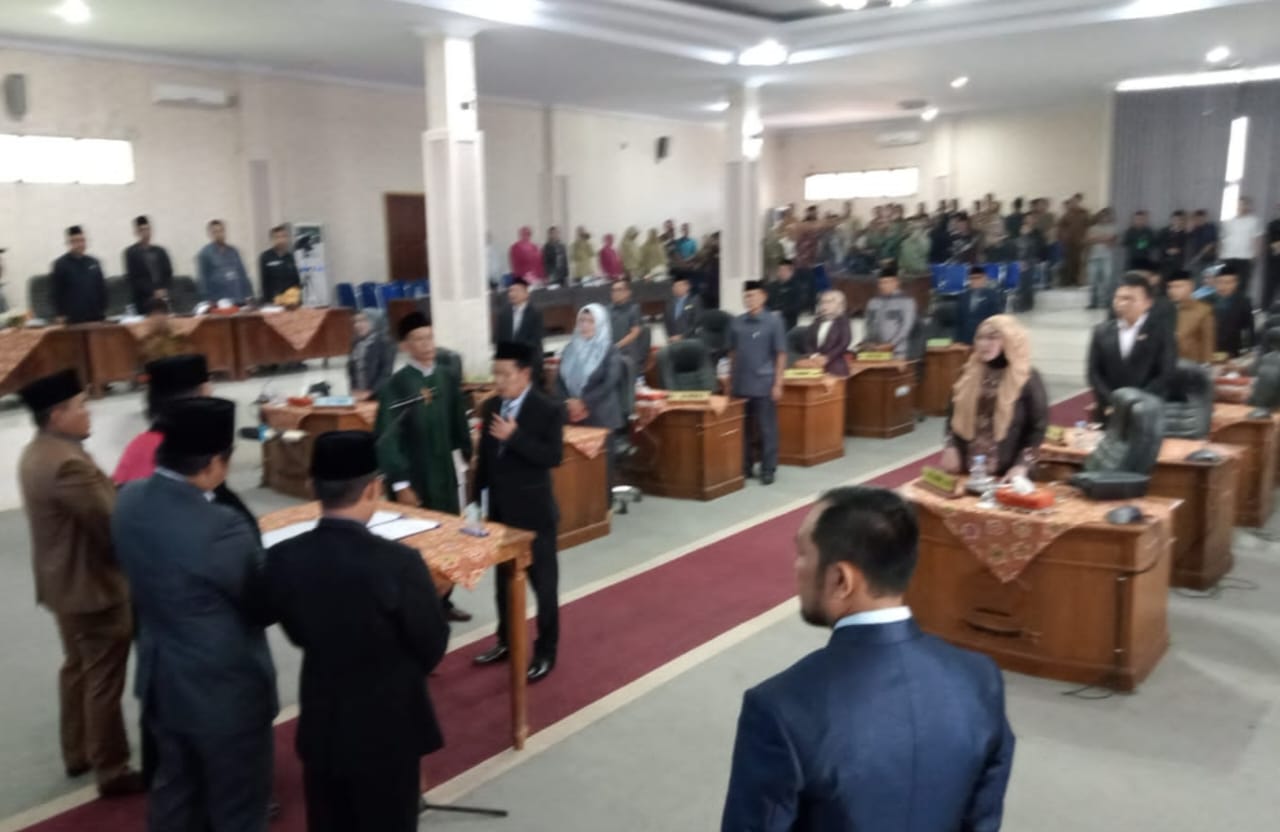 DPRD Lebong  Gelar Sidang Istimewa Pelantikan PAW Anggota