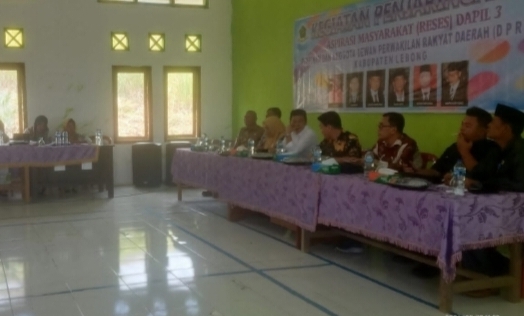 Reses Anggita Dewan Dapil III Dipusatkan Di Desa Trans Mangkurajo