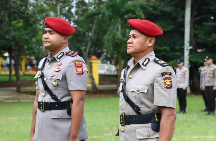 Kapolres Lebong Pimpin Sertijab Jabatan Kasat Reskrim