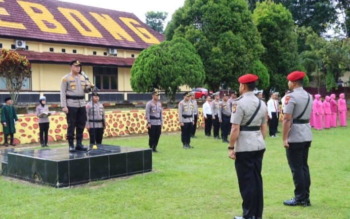 Kapolres Lebong Pimpin Sertijab Jabatan Kasat Reskrim