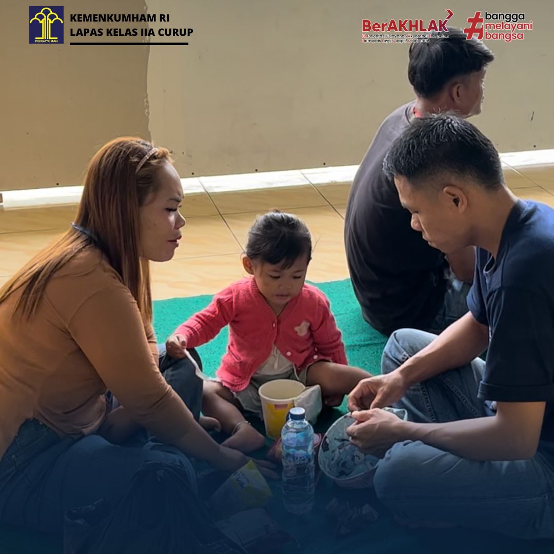 Suasana Ruang Kunjungan Lapas Kelas IIa Curup