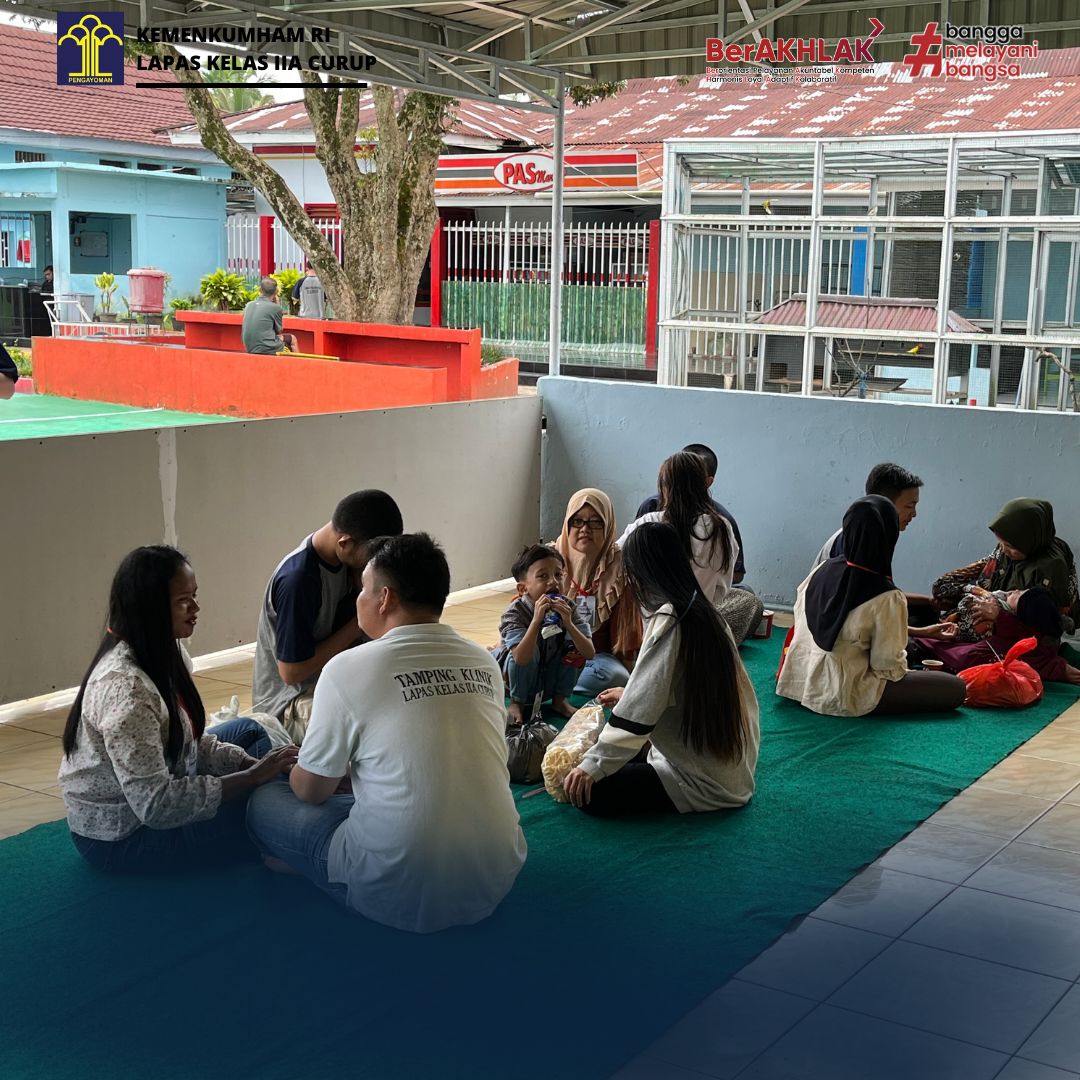 Suasana Ruang Kunjungan Lapas Kelas IIa Curup