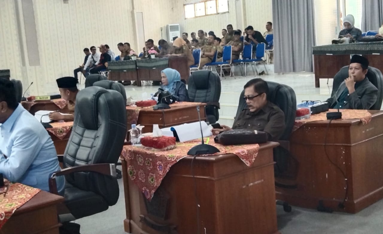 DPRD Lebong Gelar Rapat Paripurna Bahas Dua Agenda Sekaligus