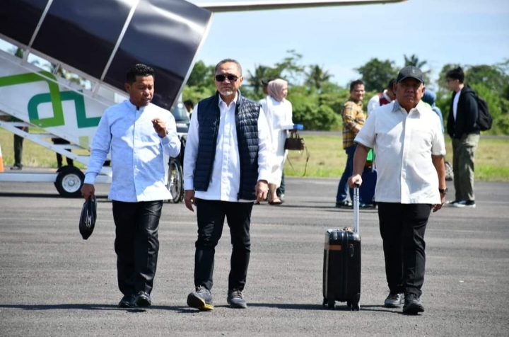 Bupati Kopli Ansori Dampingi Mendag Kunjungan Kerja Di Bengkulu