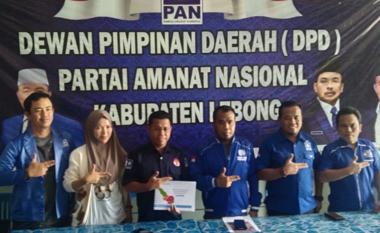 DPD Partai Amanat Nasional (PAN) Lebong Serahkan 4 Nama Hasil Survey Bacawabup Ke DPW