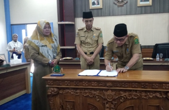 Bupati Kopli Resmi, Tunjuk Mahmud Siam Jabat Plh Sekda Lebong
