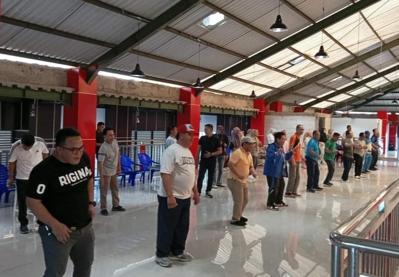 Pemkab Gelar Senam dan Apel Bersama di PTM Muara Aman