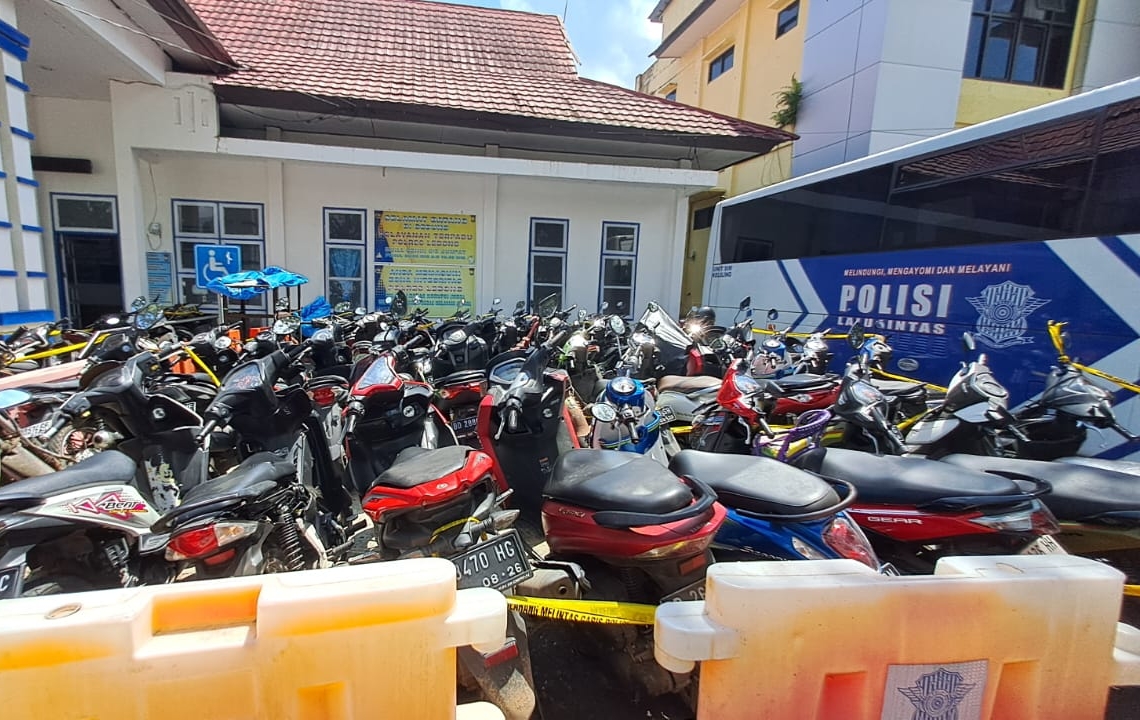 Puluhan Pengendera Terjaring  Ops Patuh Nala 2024