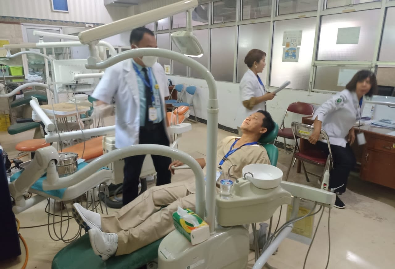 Kopli Ansori-Roiyana Jalani Pemeriksaan Kesehatan di RSUD dr M Yunus Bengkulu