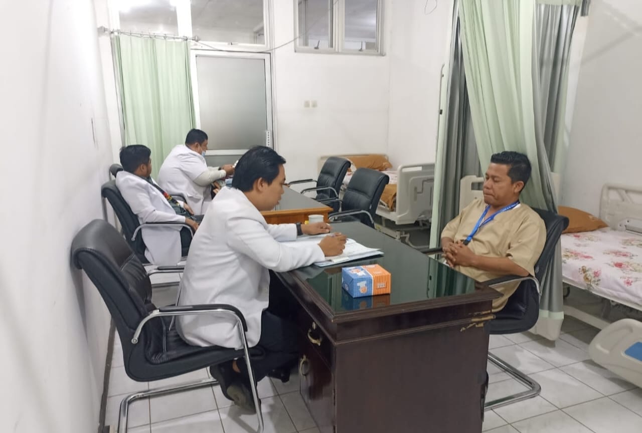 Kopli Ansori-Roiyana Jalani Pemeriksaan Kesehatan di RSUD dr M Yunus Bengkulu