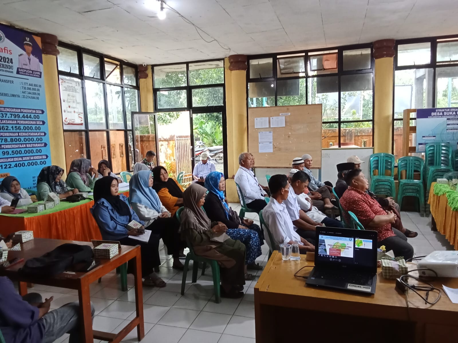 Musyawara desa Suka Merindu  Tetapkan 28 KPM Penerima BLT-DD TA.2025