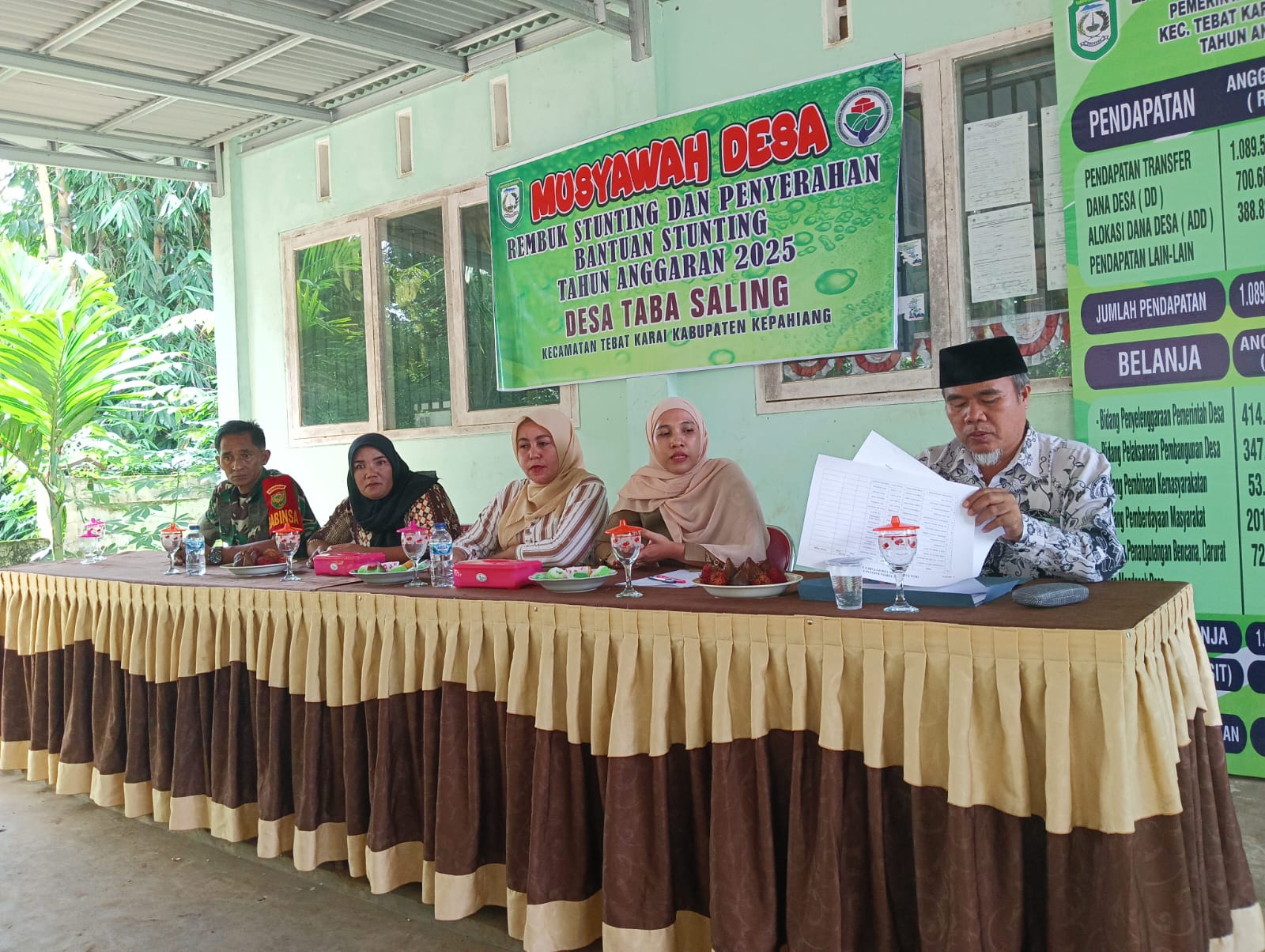 Pemdes Taba Saling Gelar Musyawarah Desa, TA. 2025
