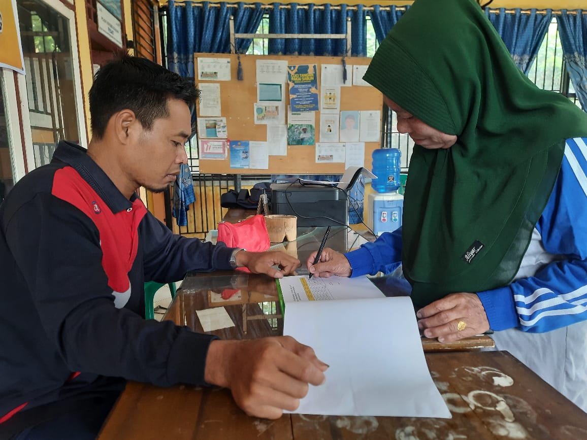 Desa Temdak Jelang Ramadhan Salurkan (BLT_DD) Dana Desa TA.2025