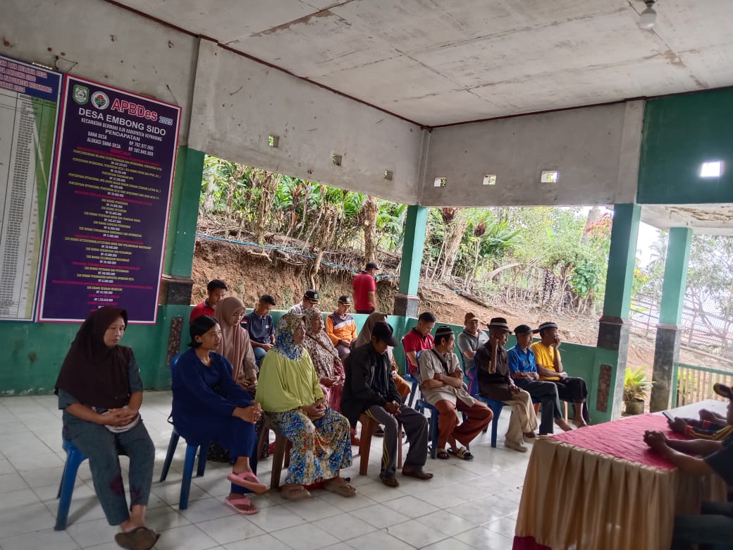 Penyaluran Bantuan Langsung Tunai (BLT_DD) KPM 12  TA. 2025 Desa Embong Sido