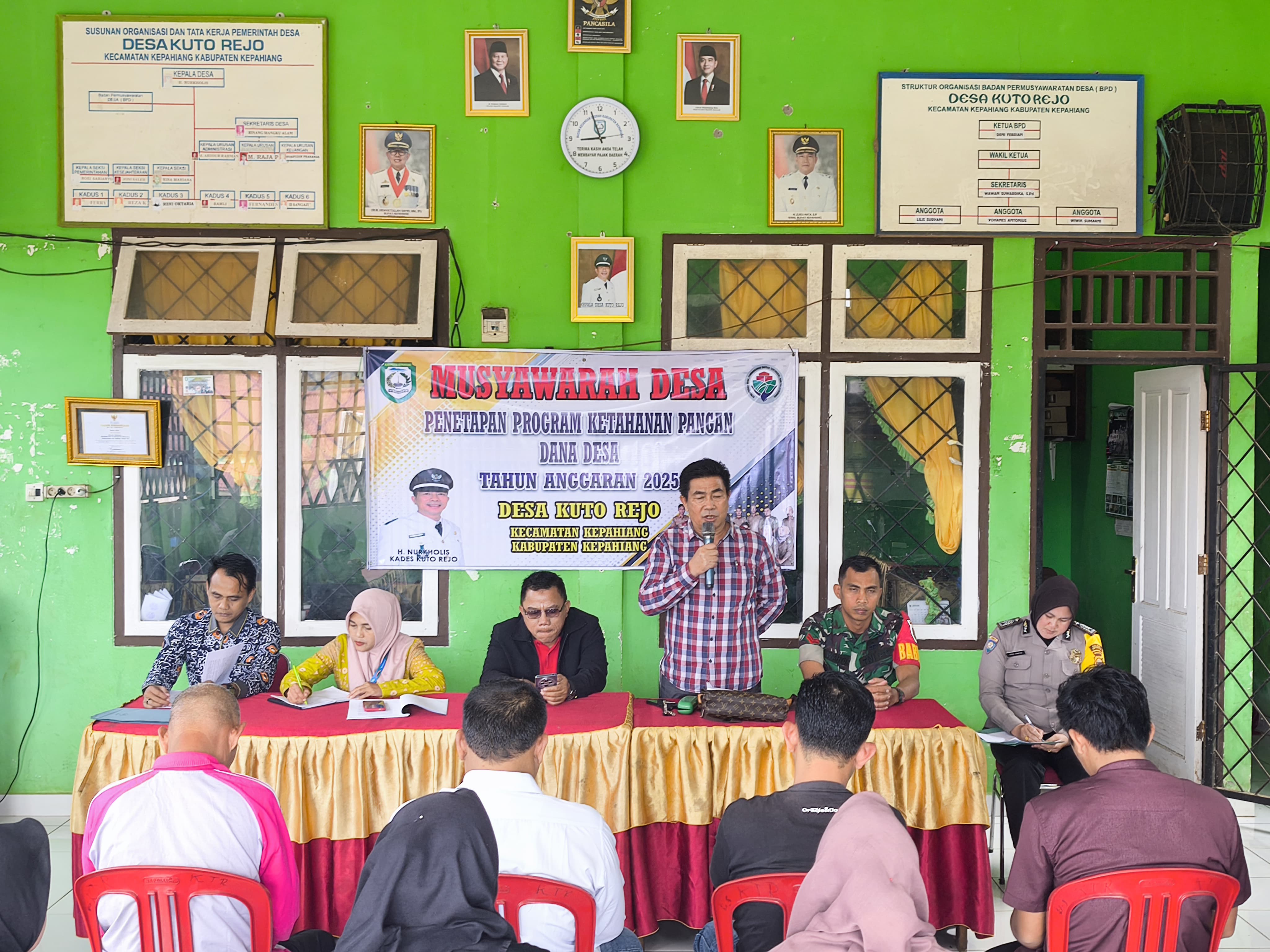 Musdesus Penetapan Kegiatan Ketahanan Pangan Dan Musdesus Penetapan APBDes Tahun Anggaran 2025