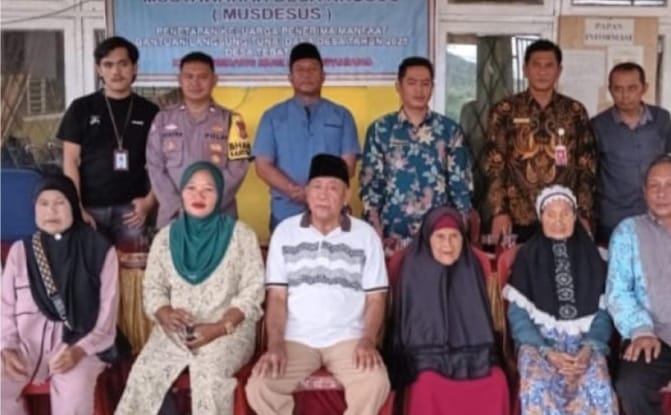 Musdesus Desa tebat Laut Tetapkan 8 KPM Penerima BLT-DD TA. 2025