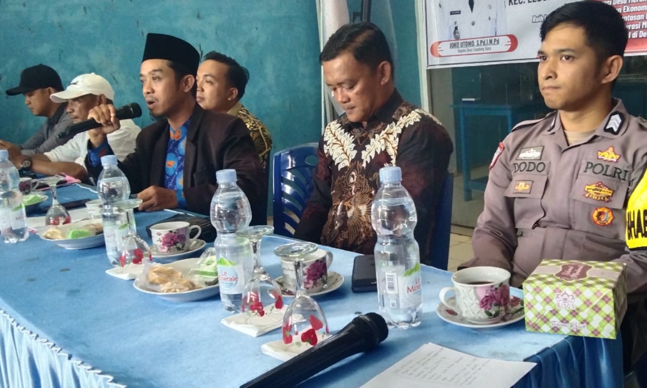Difasilitasi Pemdes, Koperasi Desa  Merah Putih  Gandung Baru Terbentuk