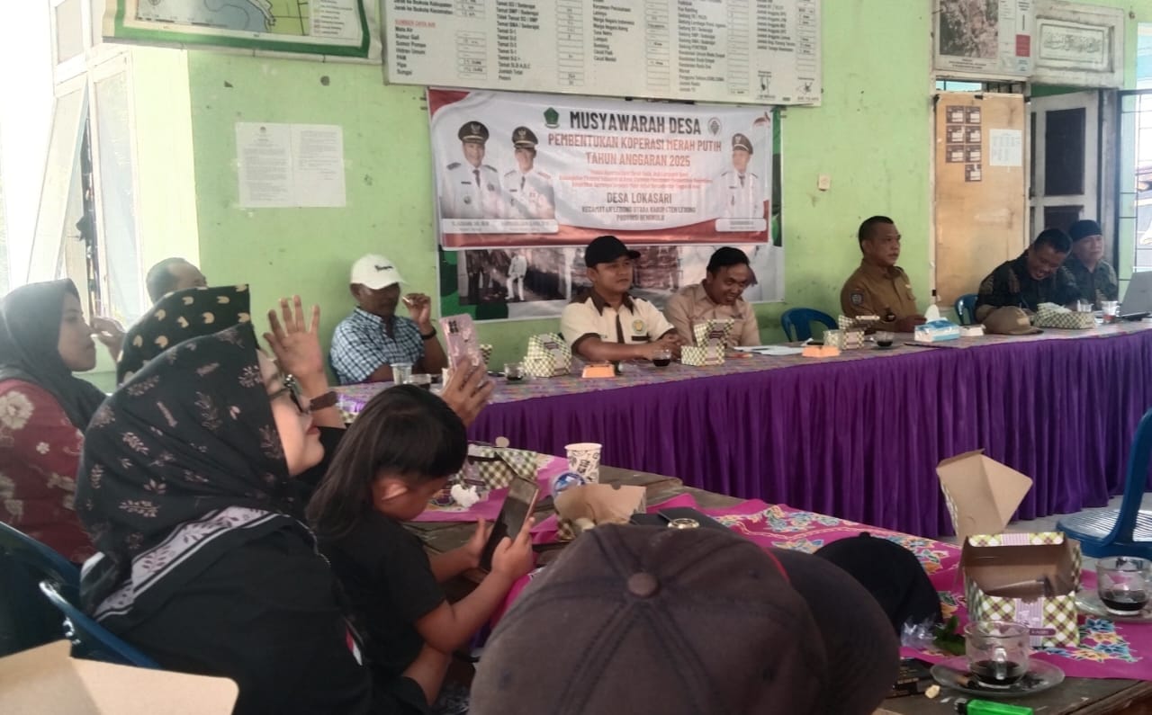 Pemdes Lokasari Resmi Bentuk Koperasi Desa Merah Putih