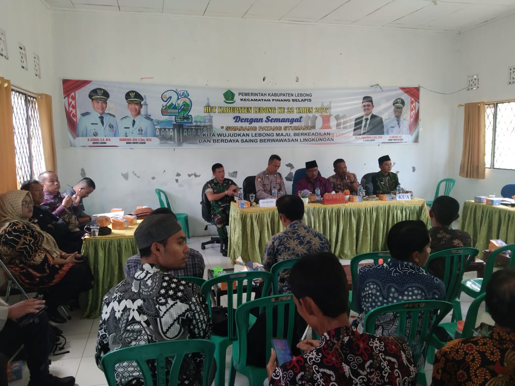 Pemerintah Kecamatan Pinang Belapis Gelar Rakor Antar Lintas Sektoral