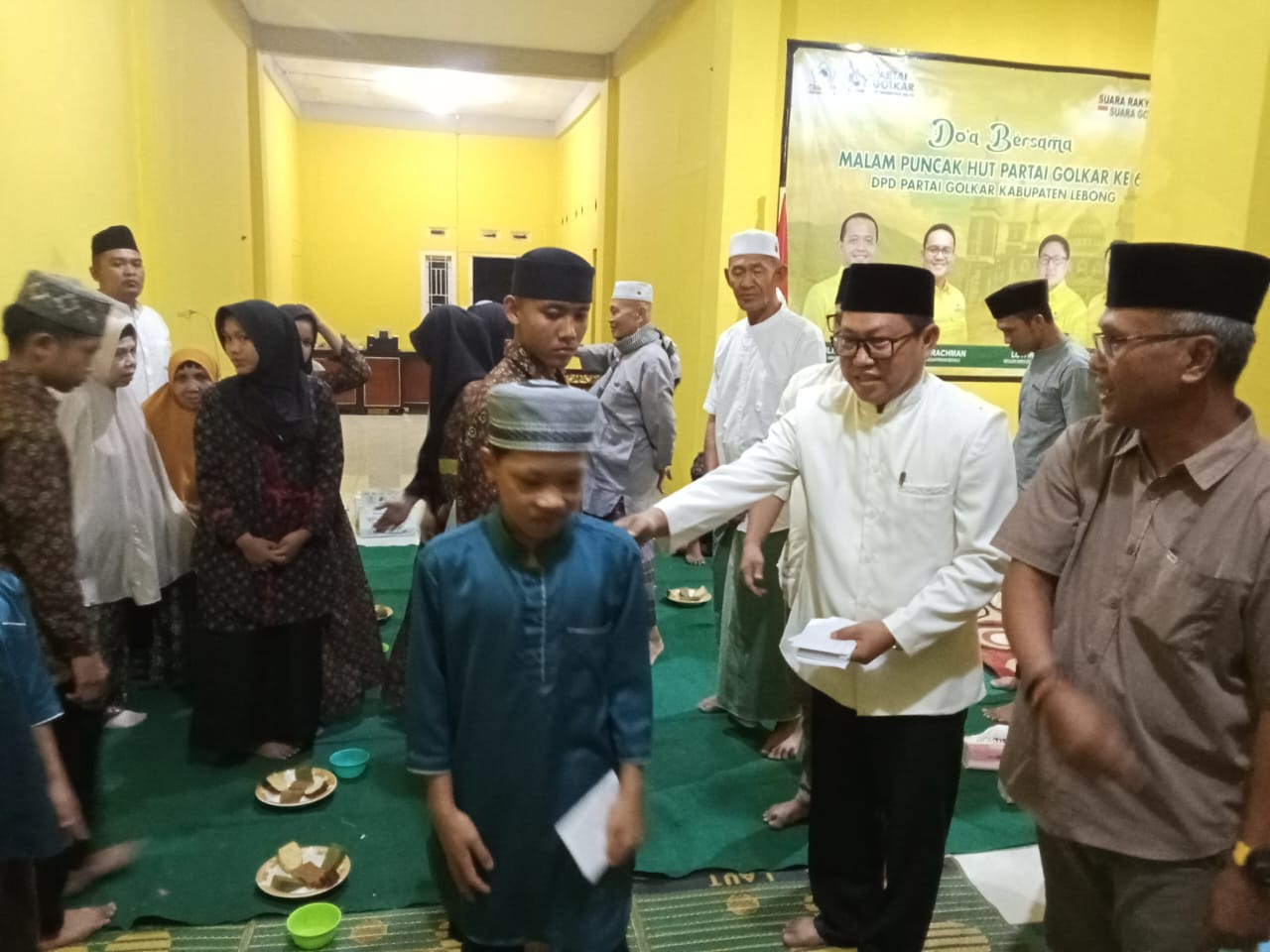 Malam Puncak HUT Ke 61, DPD Partai Golkar Kabupaten Lebong Gelar Do'a Bersama