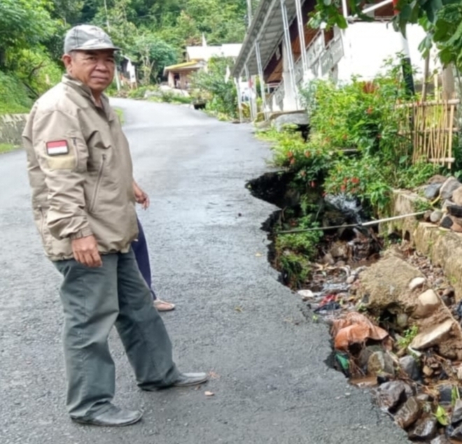 Pemdes Desa Sukasari Usul Perbaikan Drainase dan Gorong-gorong Parit Jalan