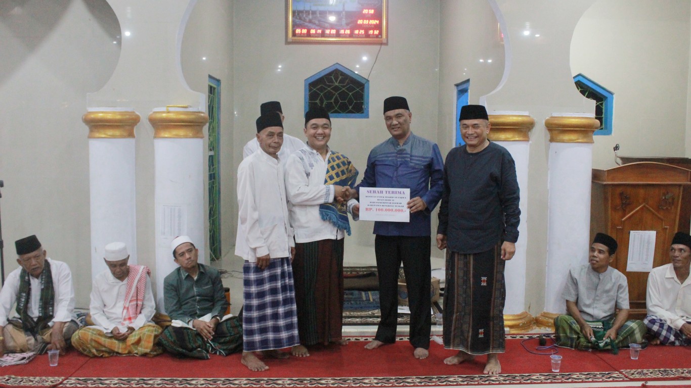 PJ. Bupati Bengkulu Tengah Hadiri Safari Ramadhan di Masjid At-Taqwa Desa Dusun Baru II Kecamatan Karang Tinggi